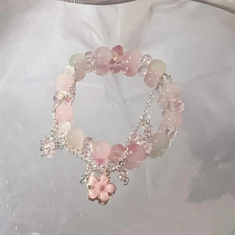 1pc New Trendy and Exclusive Design Cherry Blossom High-end Bracelet