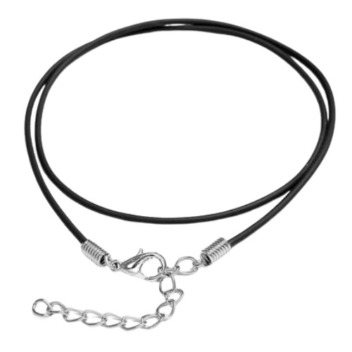 TWO Adjustable Necklaces Brown Peace Sign Design Tribal & Sleek Stainless Steel