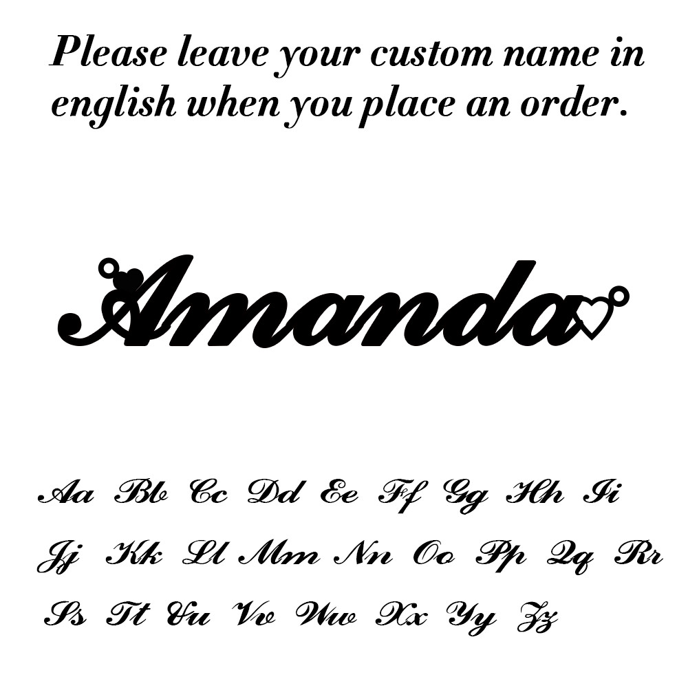NewVassago Custom Necklace Personalized Multiple Names Necklace For FamilyCouple
