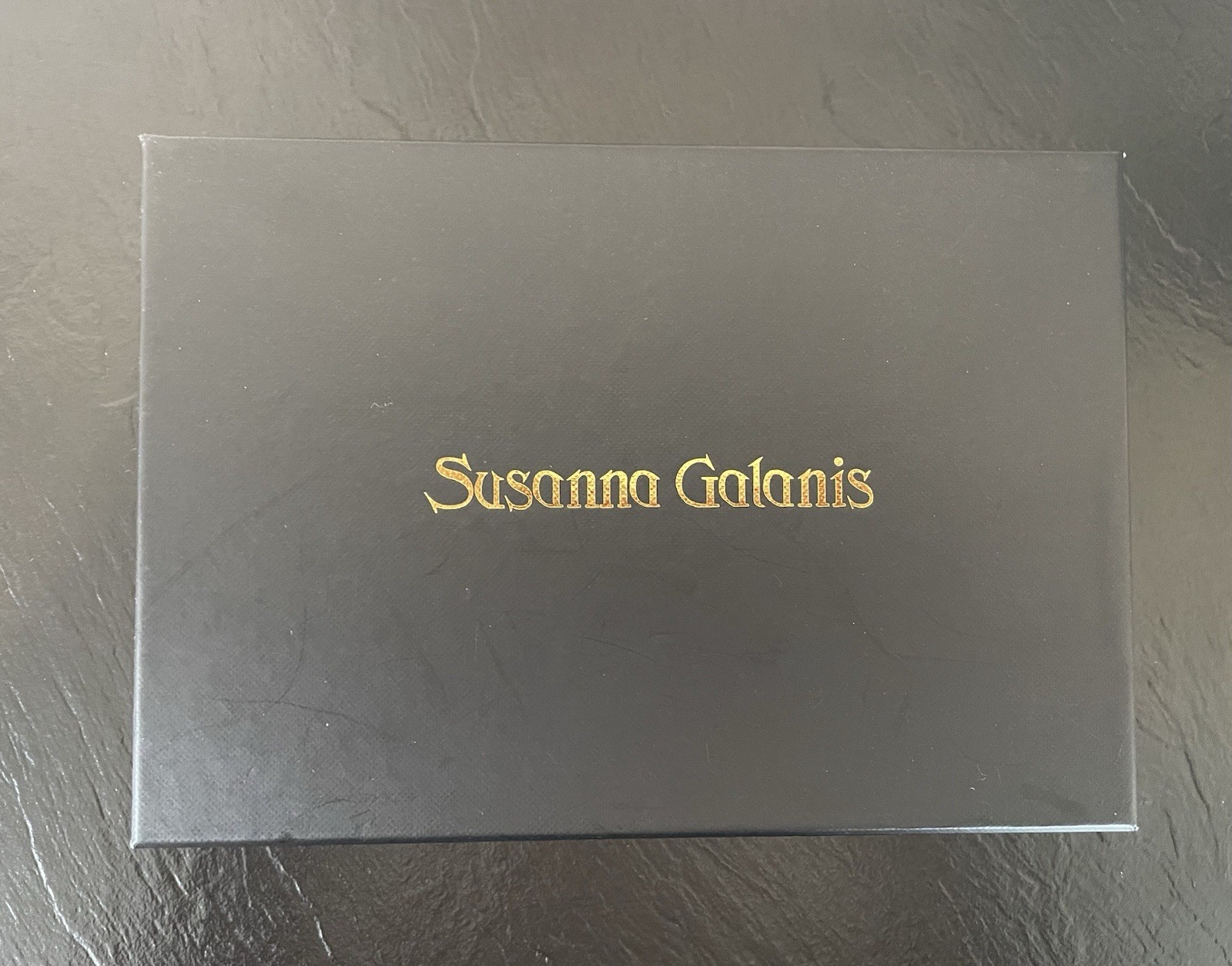 Susanna Galanis Bronze Crystal Four Strand Necklace