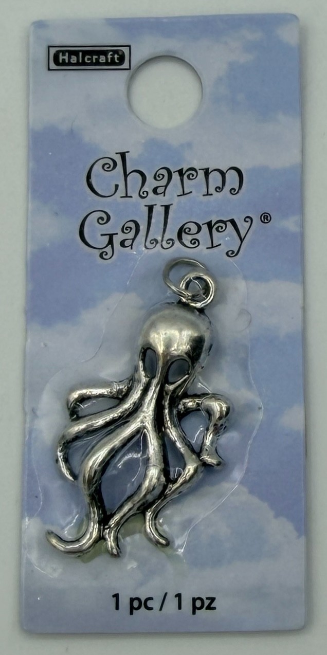 Charm Gallery Silver Tone Charm for Bracelet Beach Sea life Jewelry Making New