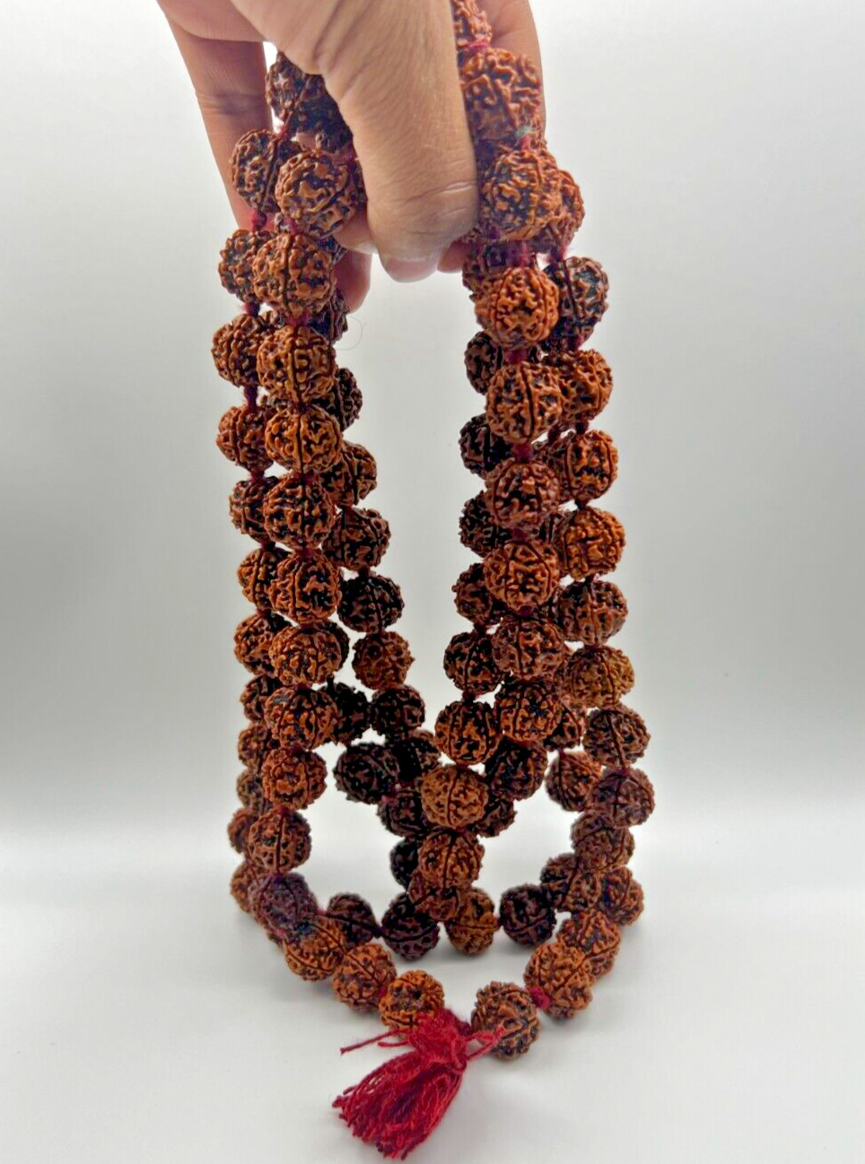 Certified 108 Authentic 5 Mukhi Nepali Rudraksha Beads|Healing Beads| Spiritual