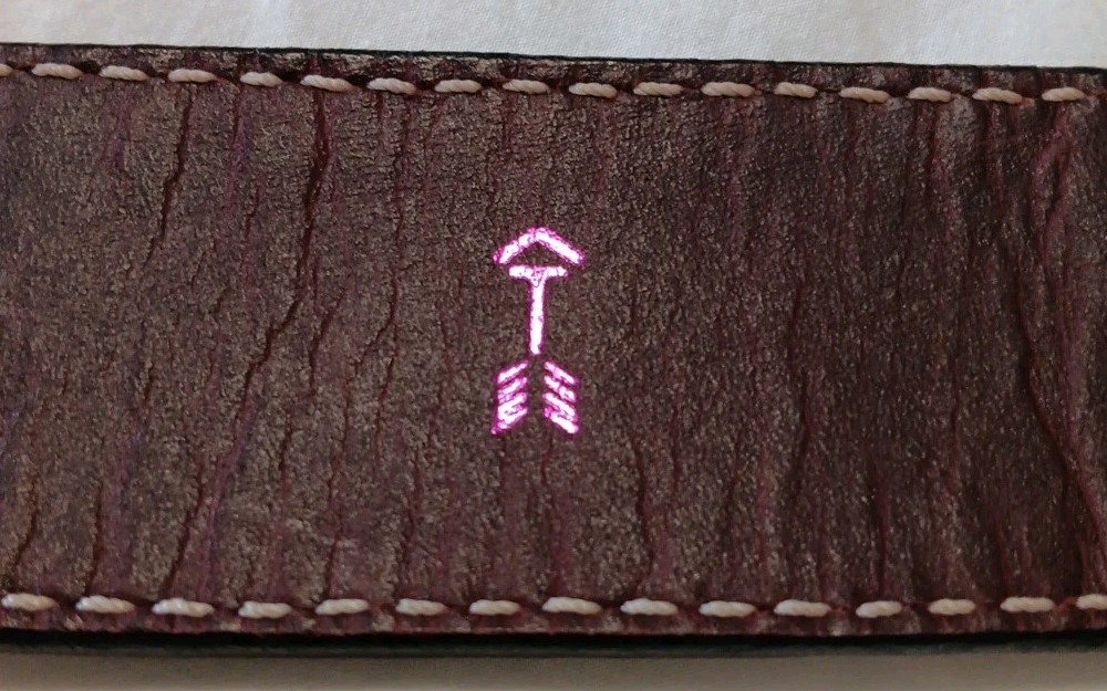 Bracelet. Hand Tooled Leather Beaded Western Women’s Snap Closure