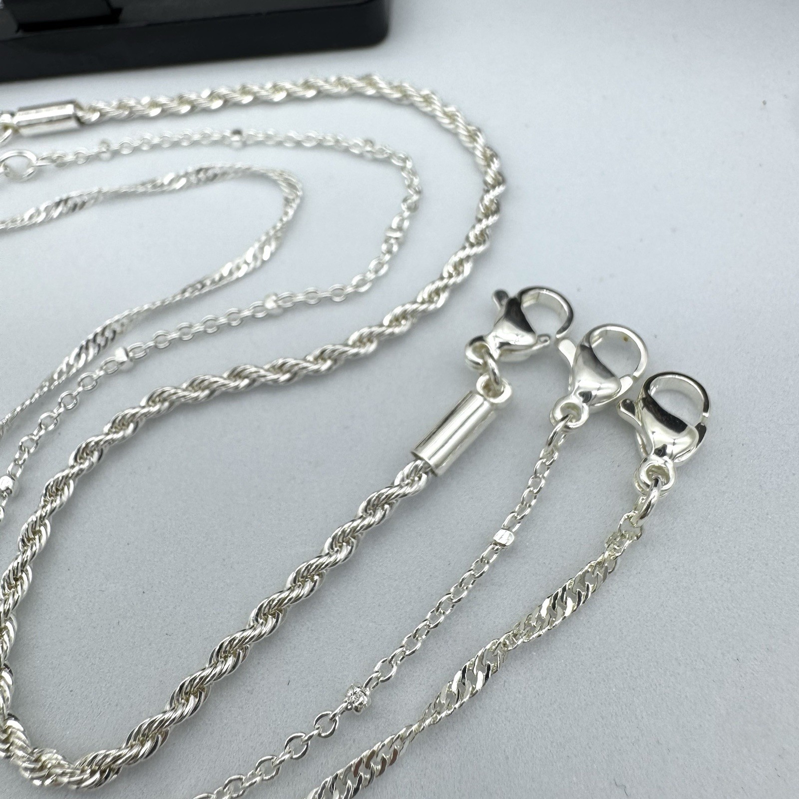 Silver Plated Bracelets Dainty Stackable DEARMAY Silver Plated Bracelets Gifts