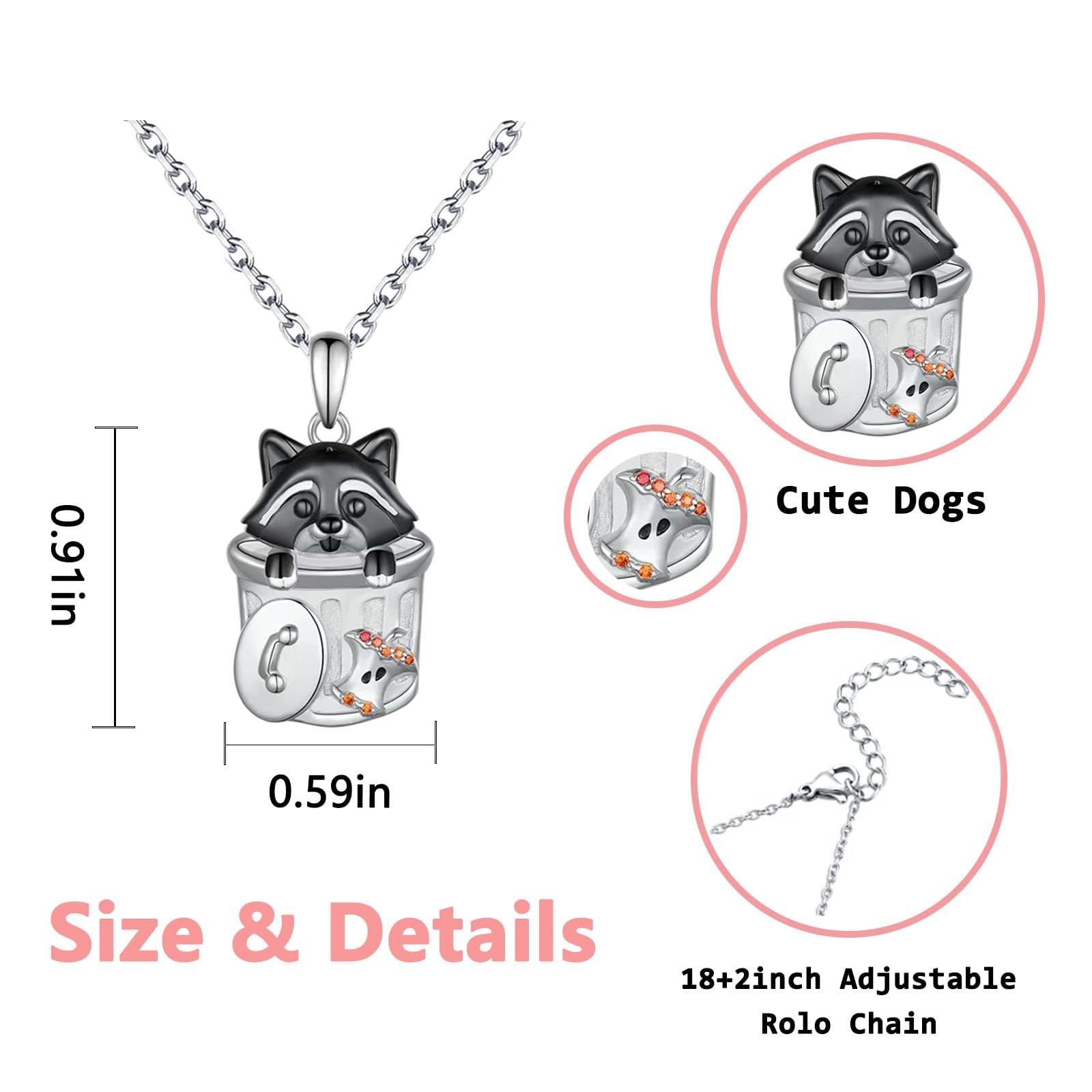 Cute puppy pendant necklace, girls’ Jewelry, Christmas, ,Easter Gift, for ,fo…