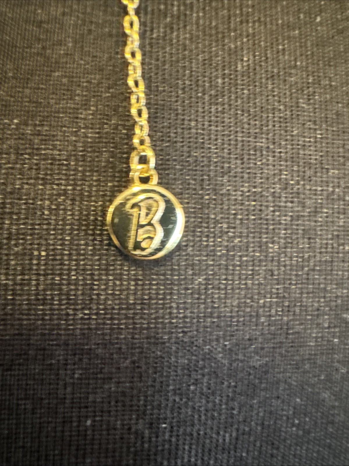 Barbie x Kendra Scott Gold Elisa Logo Necklace Pink RARE!!!!!