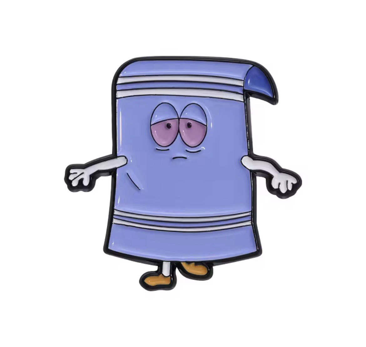 Towel Guy Style 1pc Pin Rubber Backer Smoke Funny High Towel Guy FREE SHIPPING