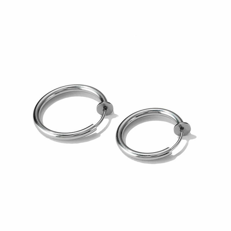 Solid Surgical Steel Hinge Segment Ear Clip Septum Clicker Tragus Earring↗