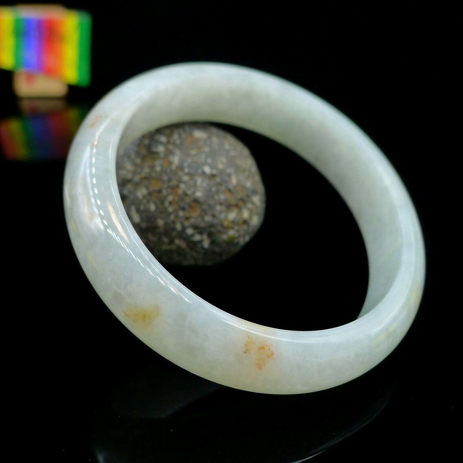 【JadeiteBird】53mm Certified 100% Natural Grade A Jadeite Jade Bangle Bracelet