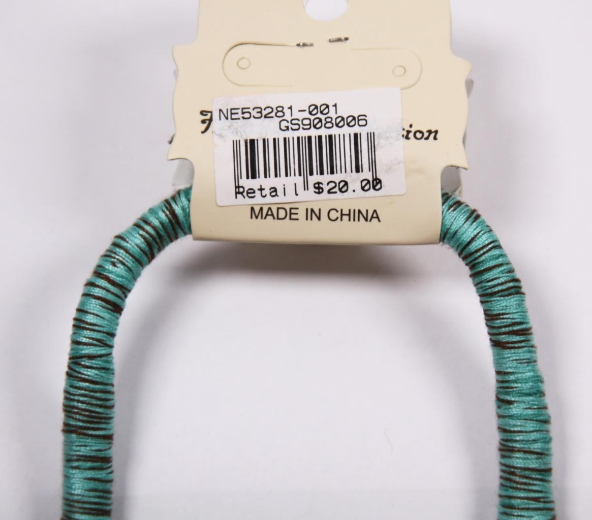 Turquoise Color Cluster Necklace & Earring Set Fashion Costume Jewelry jxtl New