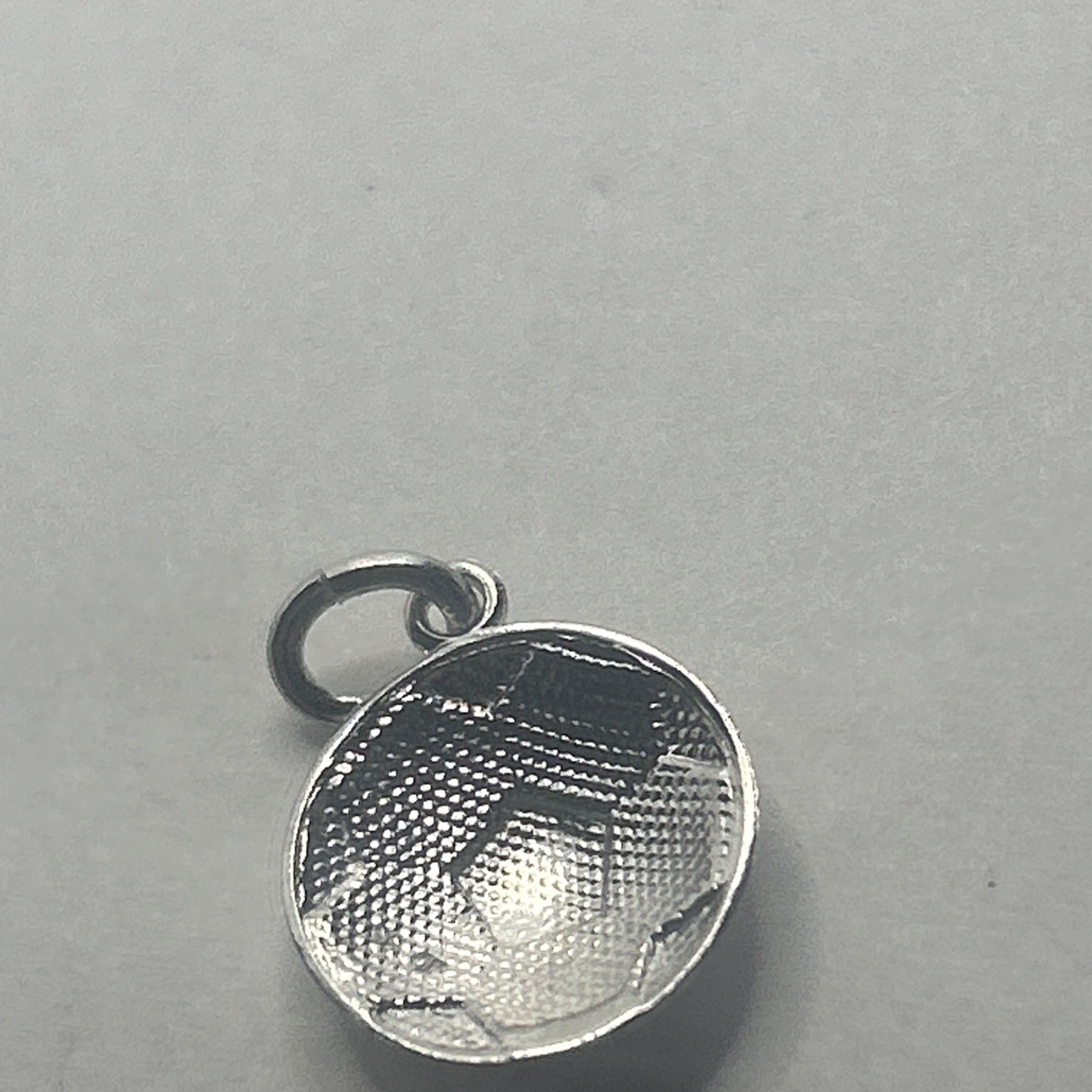 NEW 925 Sterling Silver 3D Soccer Ball Charm