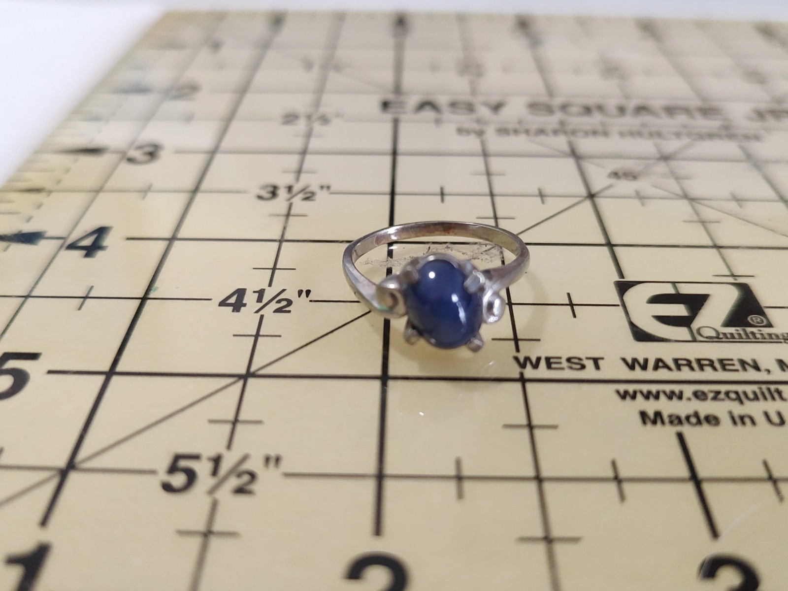 Blue Star Sapphire Ring for Women 051126