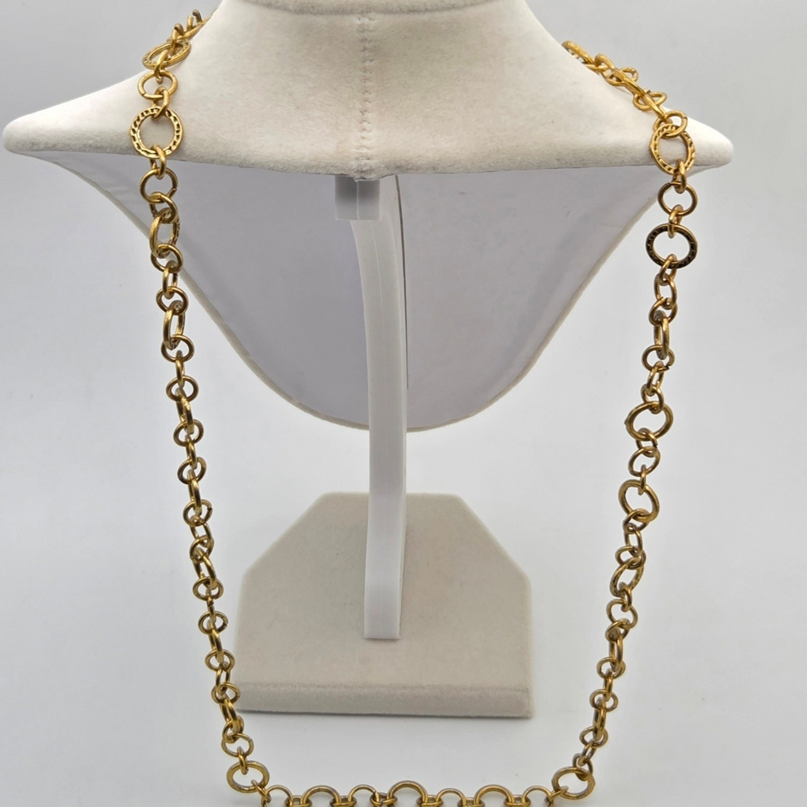 Vintage-Style Pave Crystal & Enamel Owl Statement Necklace