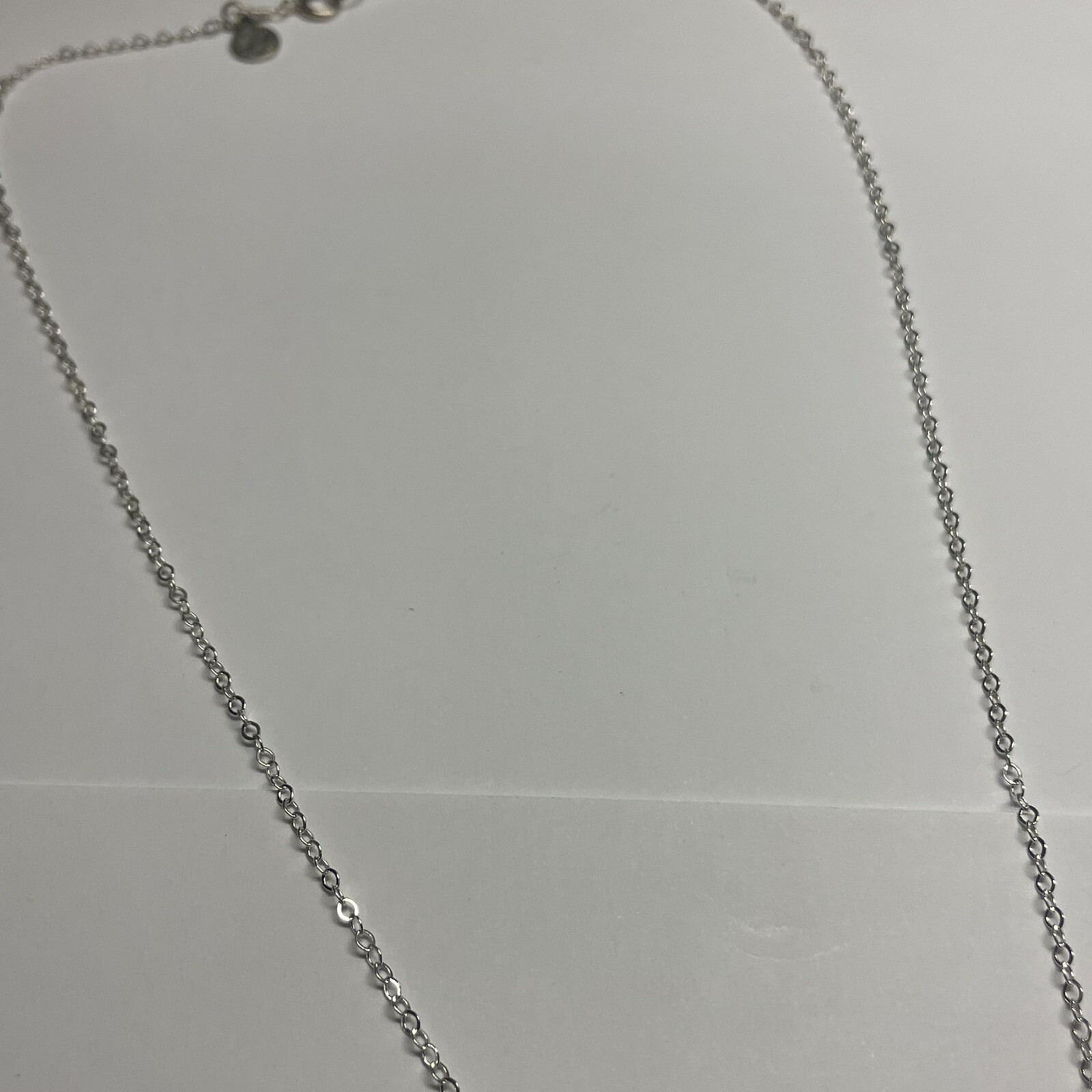 Women’s Costume Necklace Silver Tone Chain Rhinestone Pendant / Charms – 27 Inch