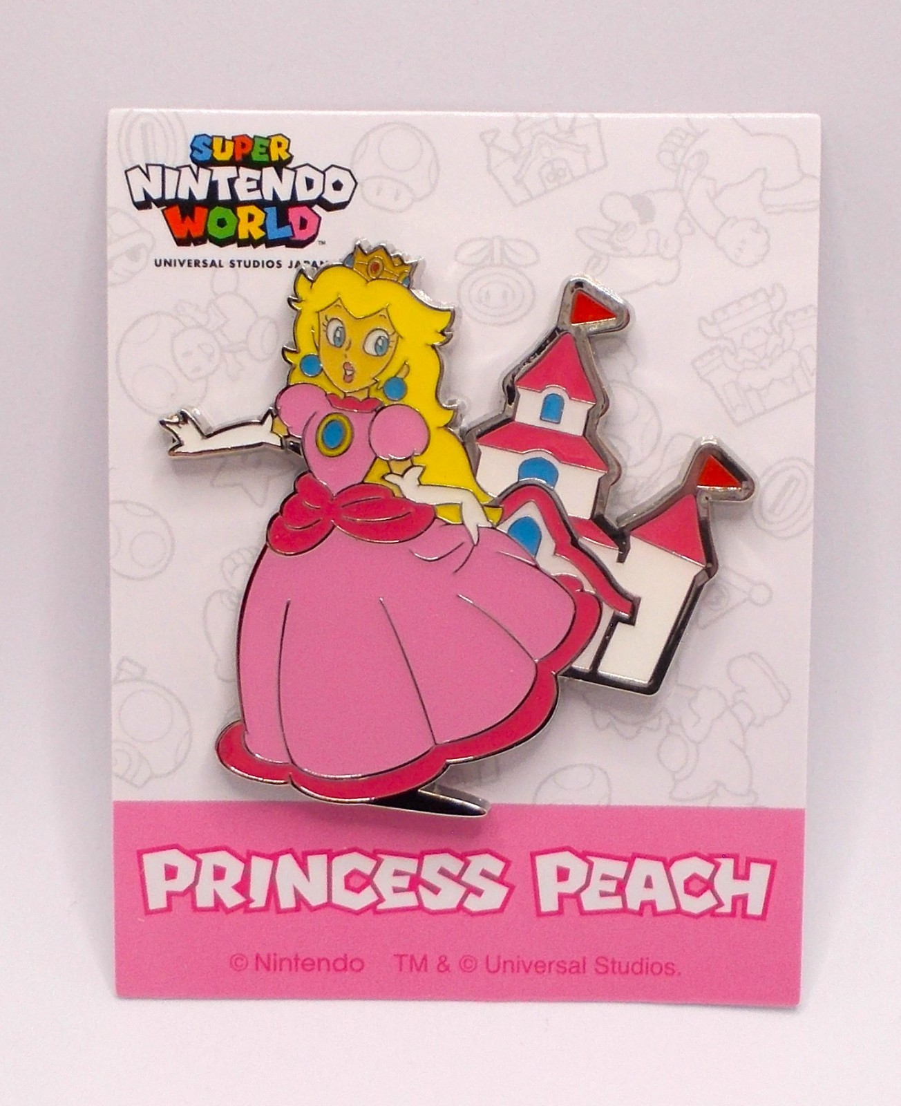 PRINCESS PEACH Pin Universal Studios Japan Super Nintendo World Exclusive NEW