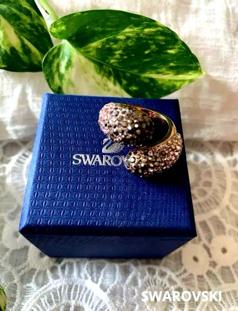 Swarovski Angelic Ring MultiColor Gem Used Size 11 Not specified