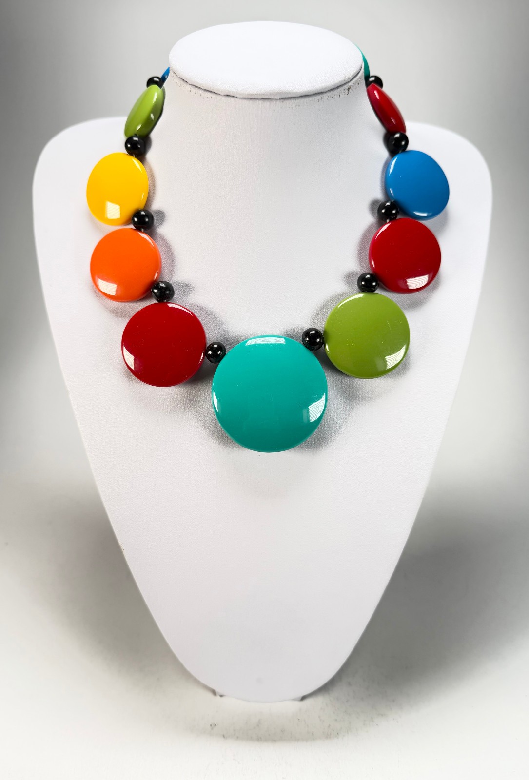Marion Godart – Confetti “Bouclier” Multi-Colour Mix Resin Necklace