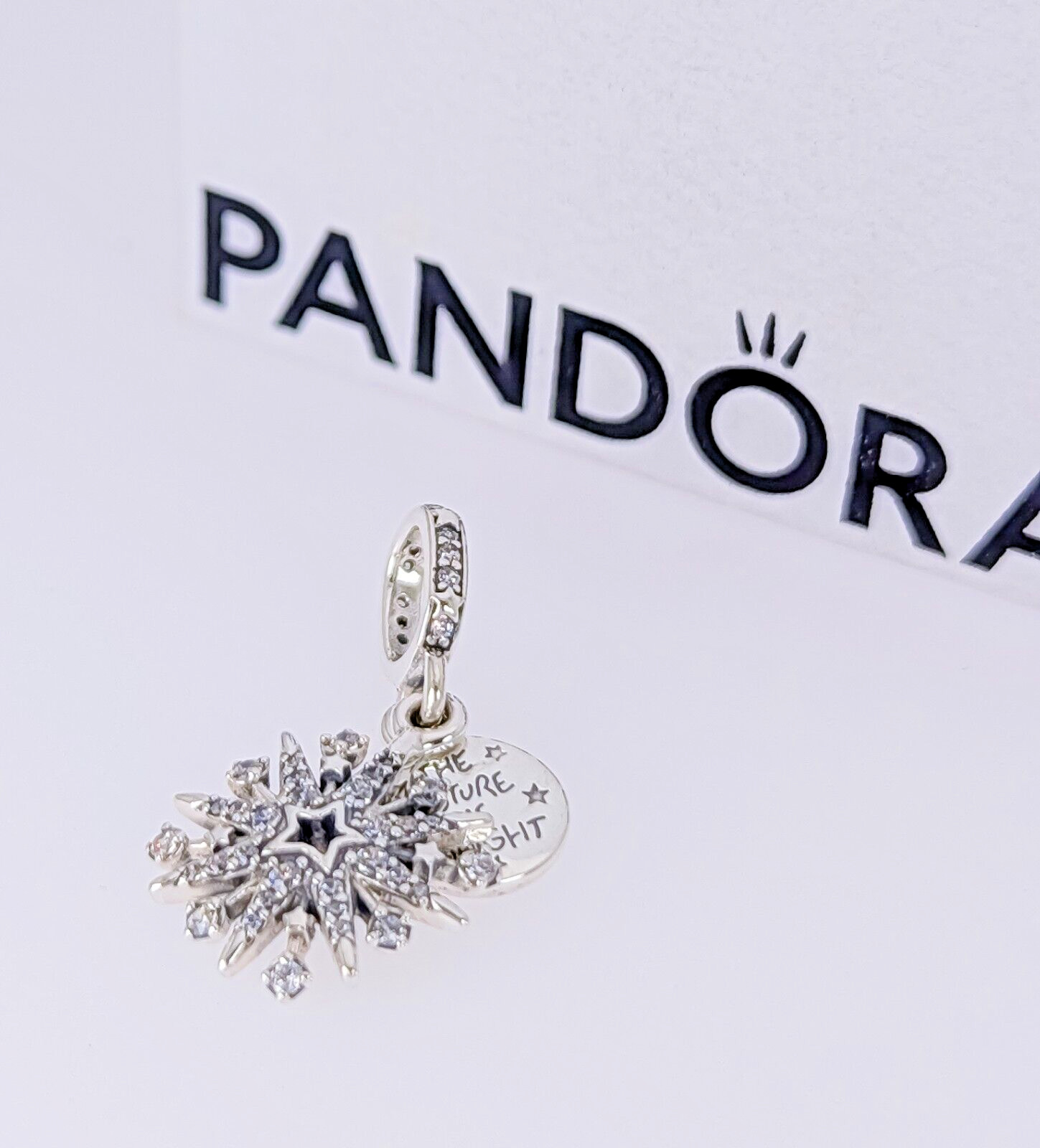 New 100% Authentic PANDORA 925 Ale Sparkling Firework Double Charm 793512C01