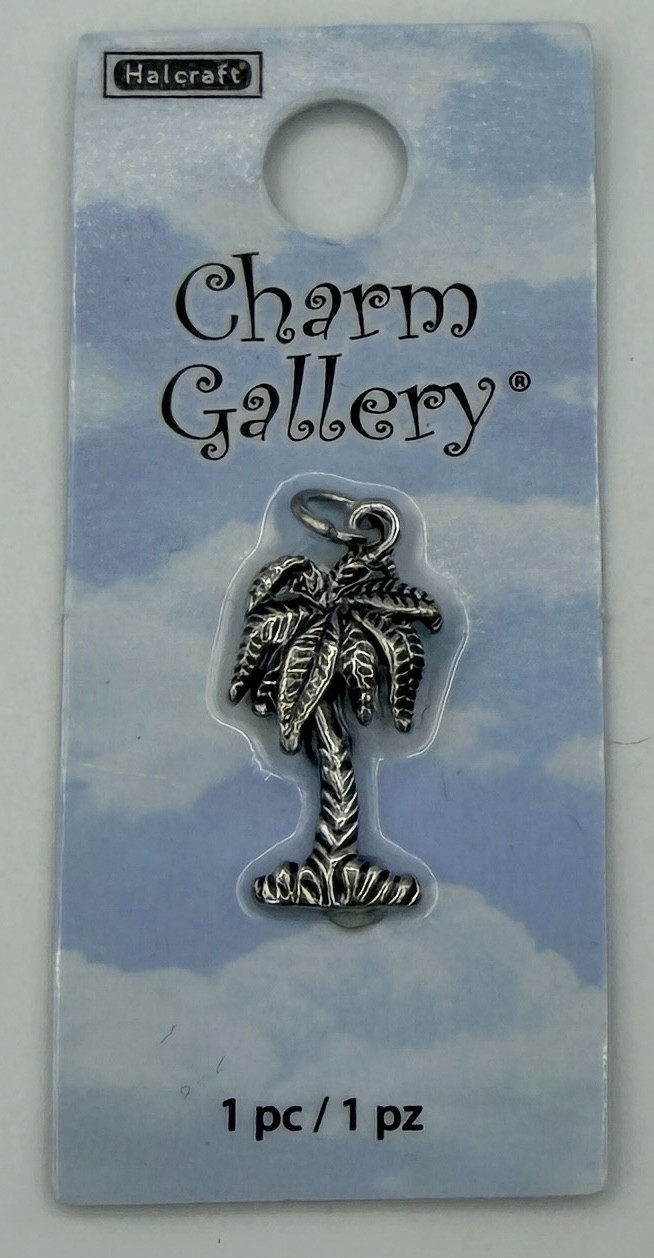 Charm Gallery Silver Tone Charm for Bracelet Beach Sea life Jewelry Making New