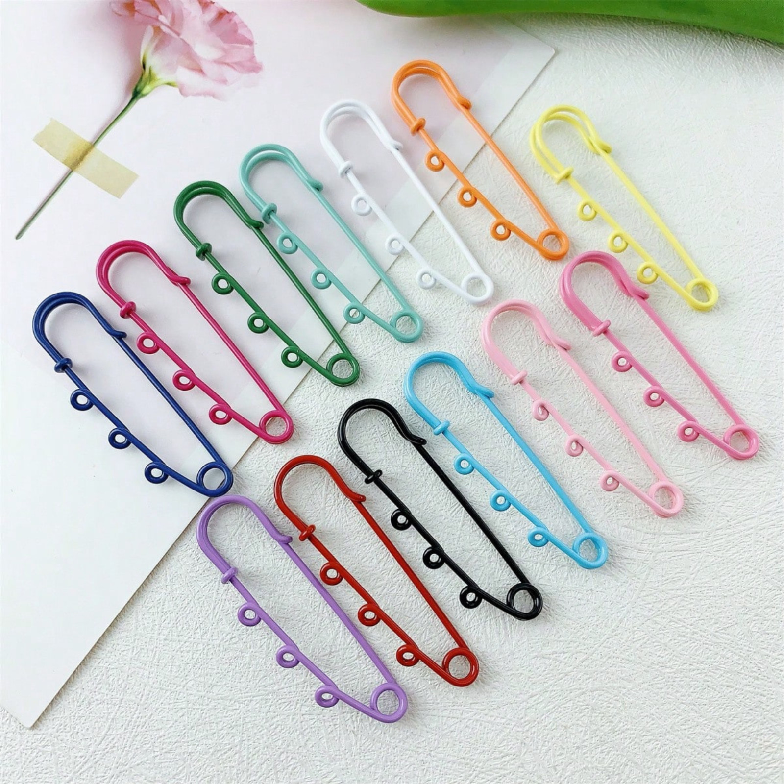 5PCS Kilt Pins 3 Loop Hole Extra-large Brooch Safety Pins TOP QUALITY Jewellery