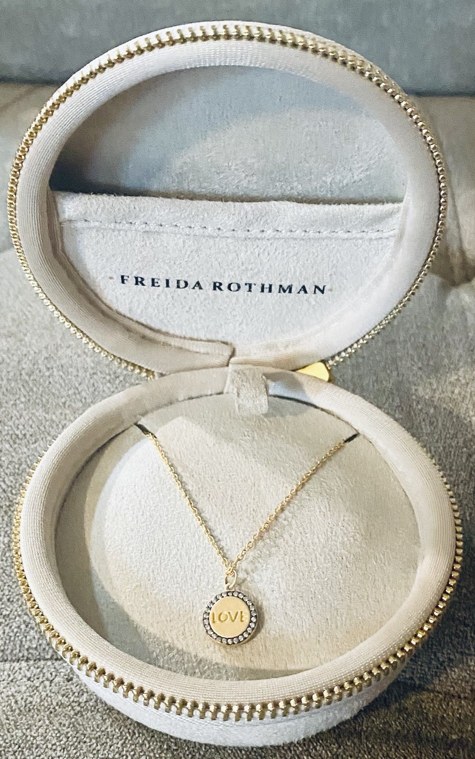 Freida Rothman Sentiments LOVE Pendant Necklace