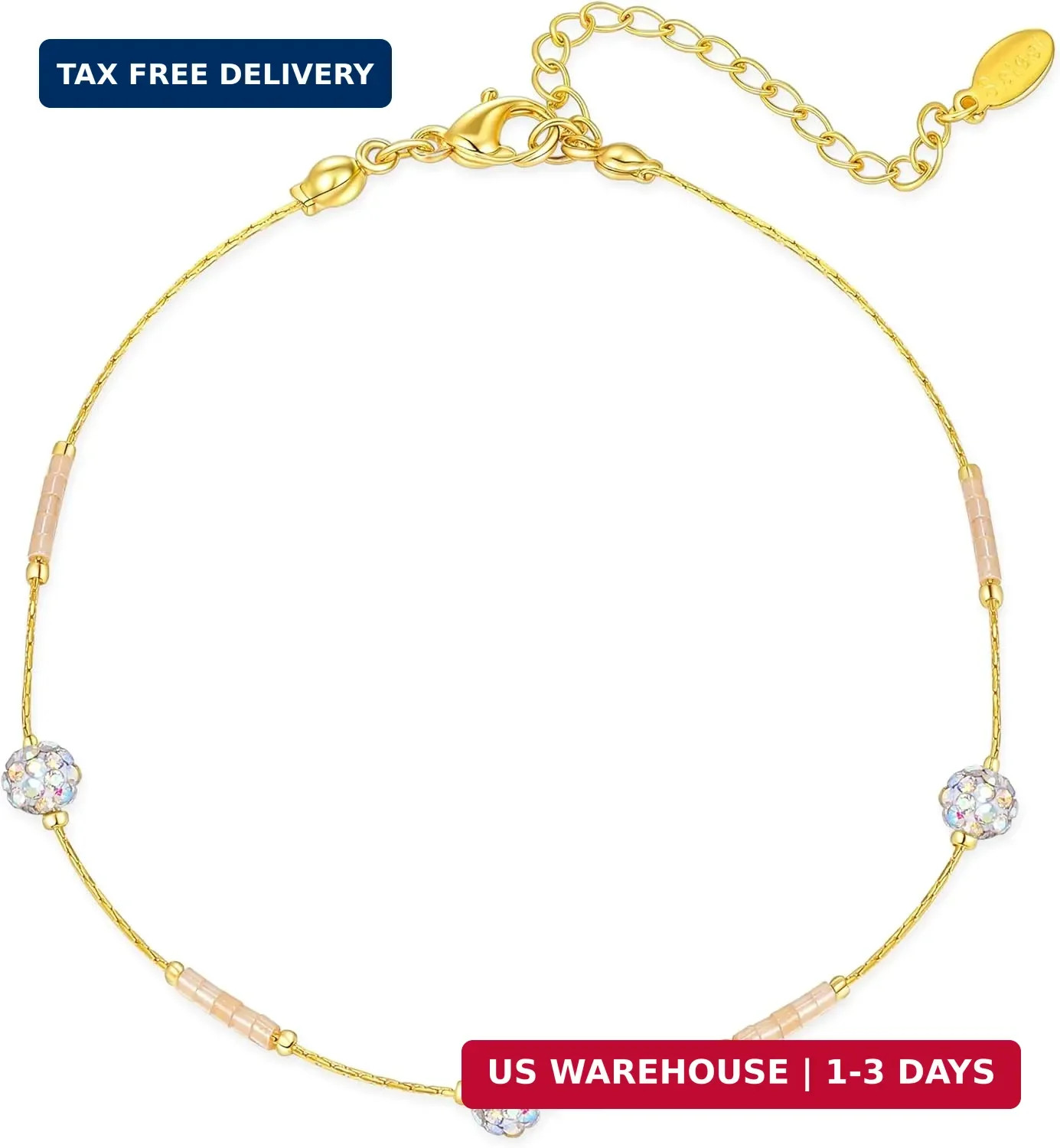 MDFUN Anklets for Women 316L Stainless Steel Dainty Summer Beach Vacation Foot J