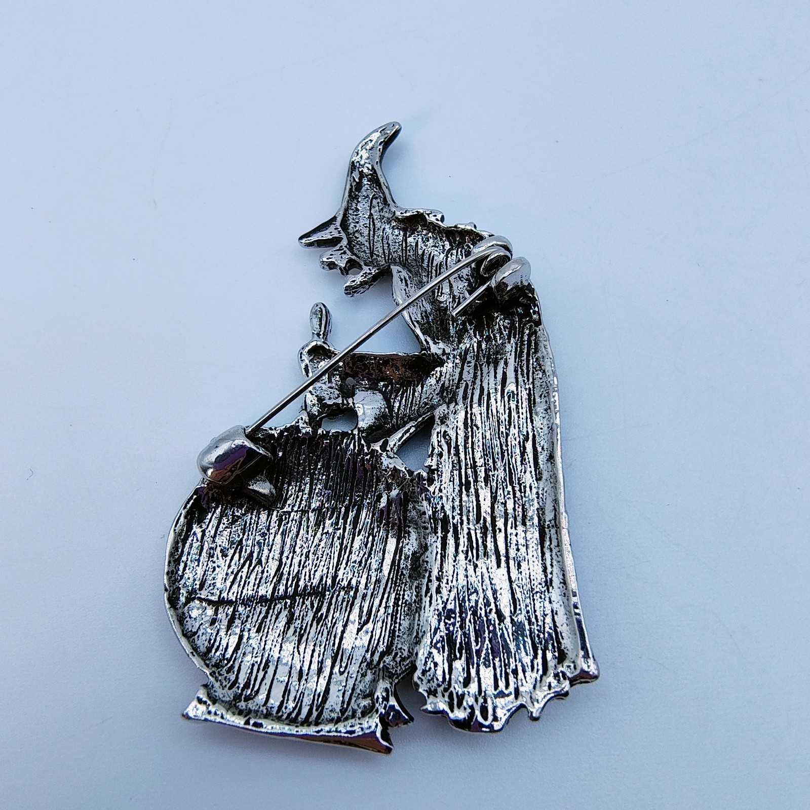Witch Boiling Cauldron Halloween Brooch Pin Spooky Season Vintage Inspired