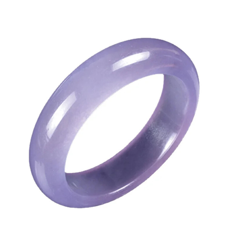 Ice Violet Jade Bracelet Purple Natural Jade Bracelet AAA Bangle