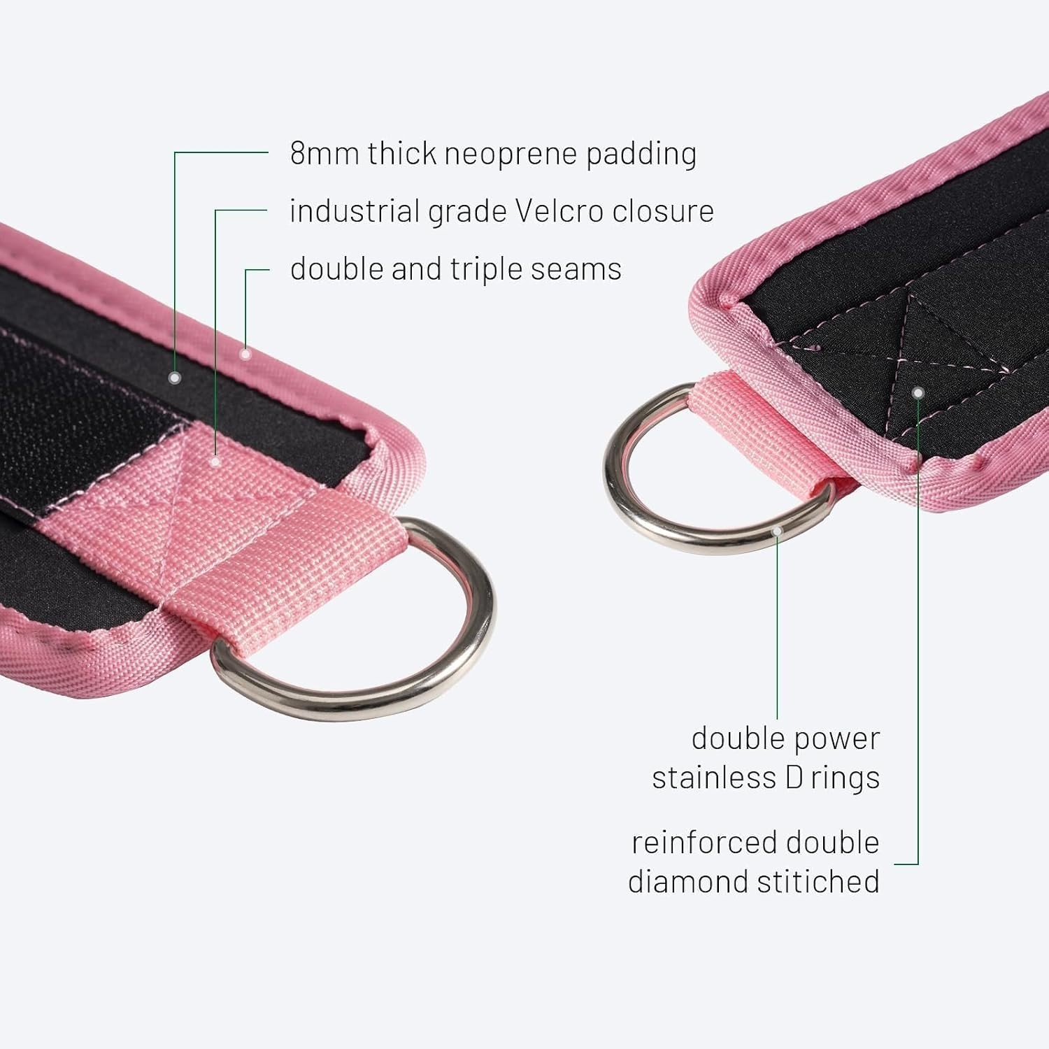 Ankle Strap for Cable Machine,Ankle Cuff for Kickbacks, Booty Hip Abductors,G…