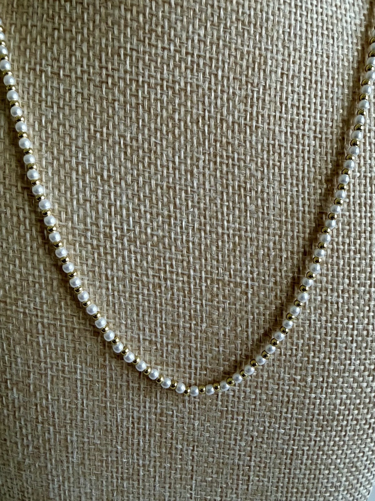 GORJANA 18K Gold Plated Poppy Pearl Necklace, 16″ Inch