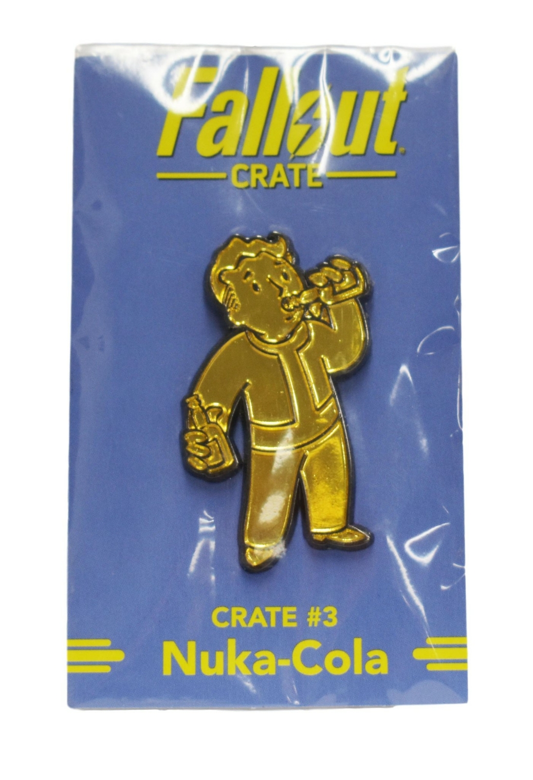 Fallout Nuka-Cola Party Boy Pin – Standard Gold Variant – Loot Crate
