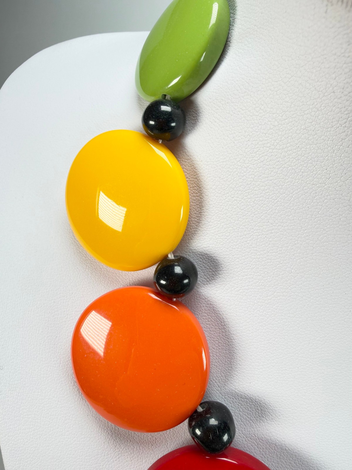 Marion Godart – Confetti “Bouclier” Multi-Colour Mix Resin Necklace