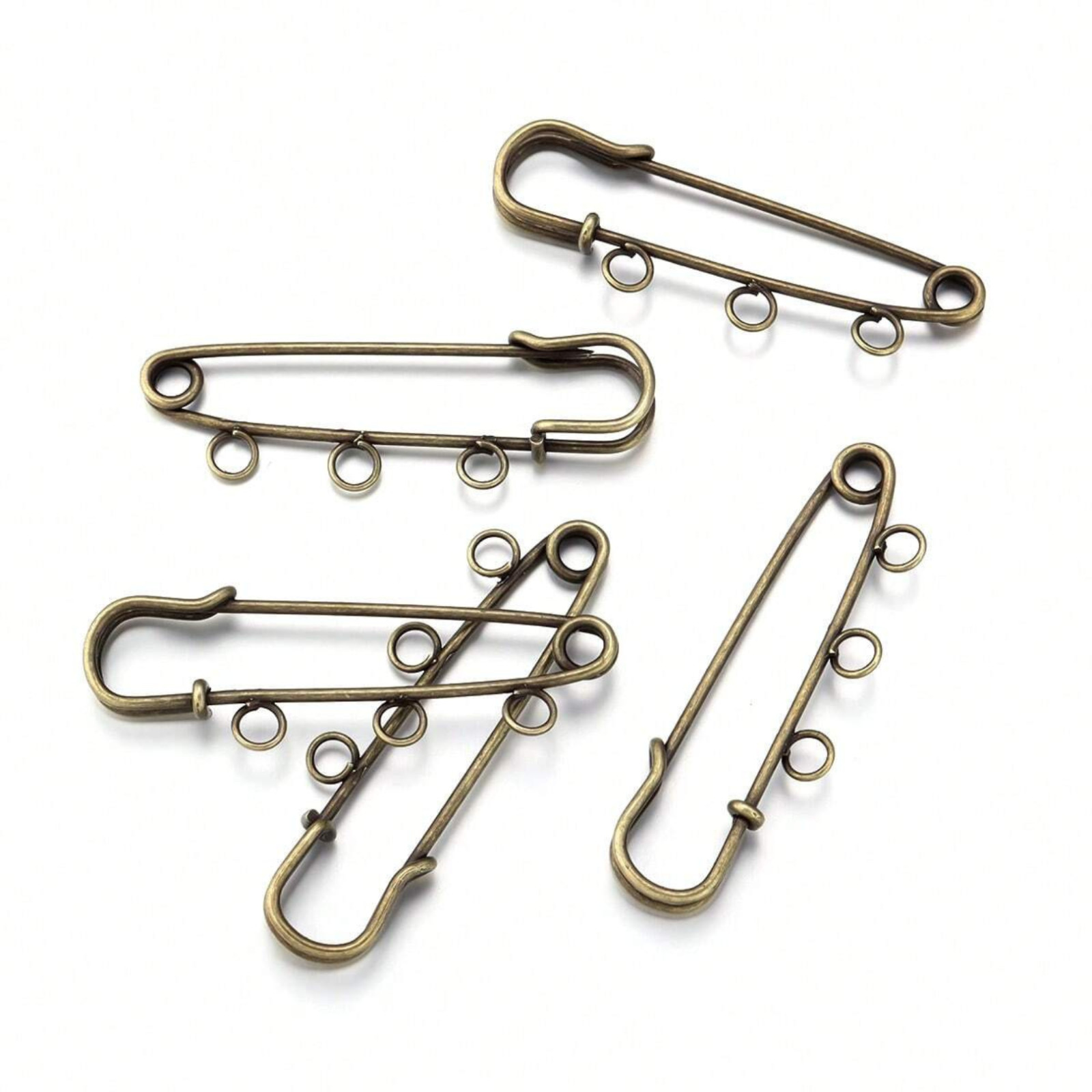 5PCS Kilt Pins 3 Loop Hole Extra-large Brooch Safety Pins TOP QUALITY Jewellery