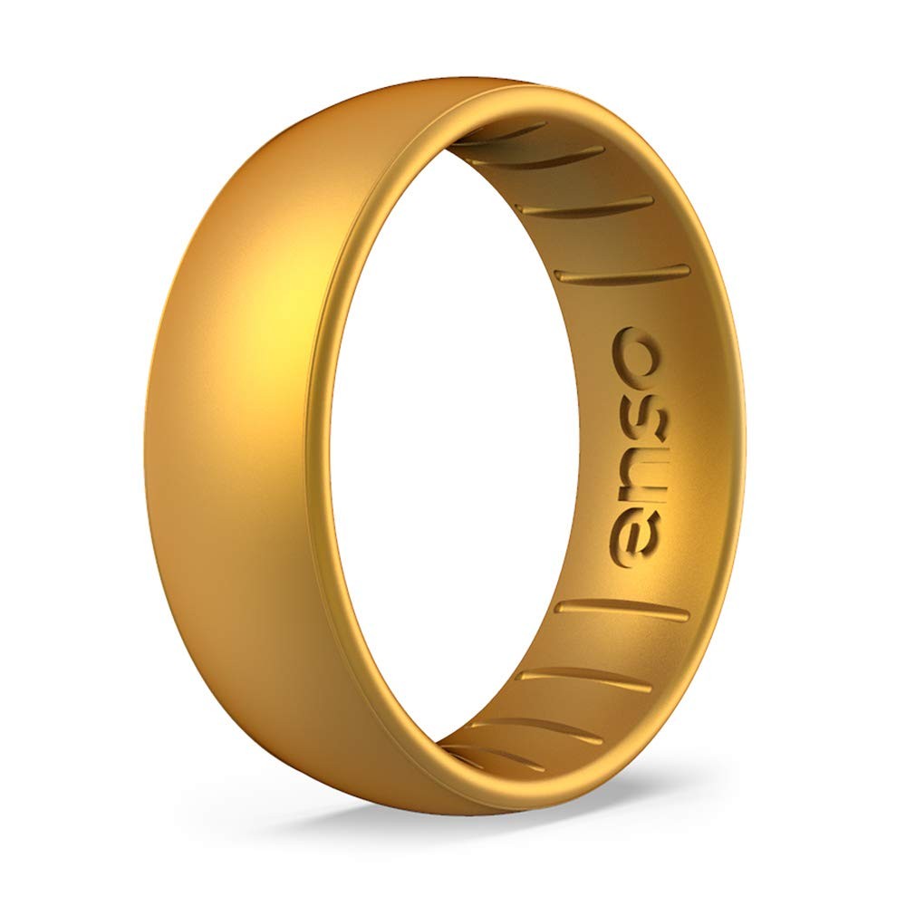 Classic Elements Silicone Ring Infused with Precious Elements – Wedding Engag…