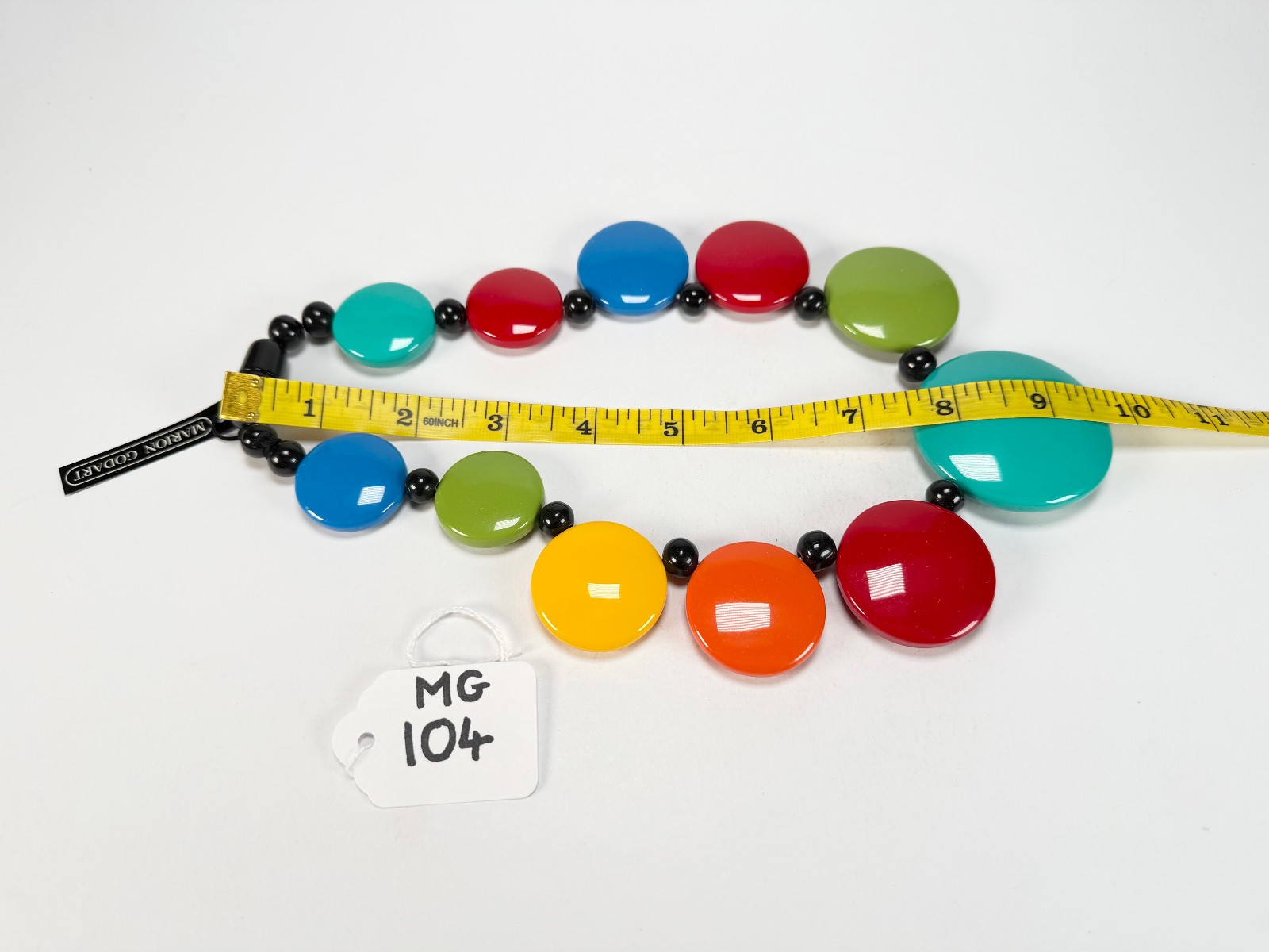 Marion Godart – Confetti “Bouclier” Multi-Colour Mix Resin Necklace