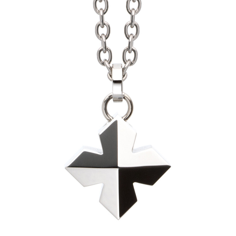 Stainless Steel Stud Cross Cremation Jewelry Keepsake Urn for Human Ashe Pendant