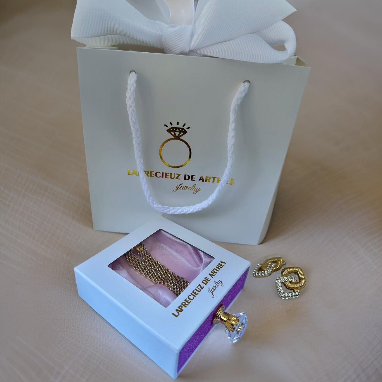 Woman 18K Gold Plated twisted Snake Herringbone Chain Waterproof Necklace