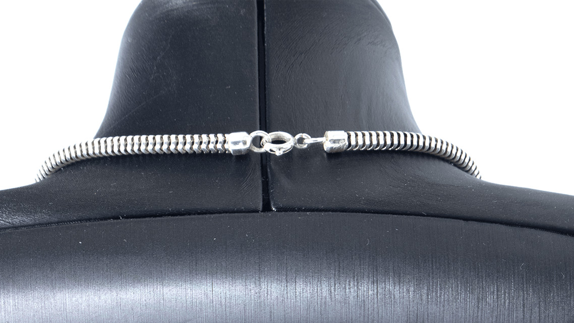 Vintage snake chain silver 835