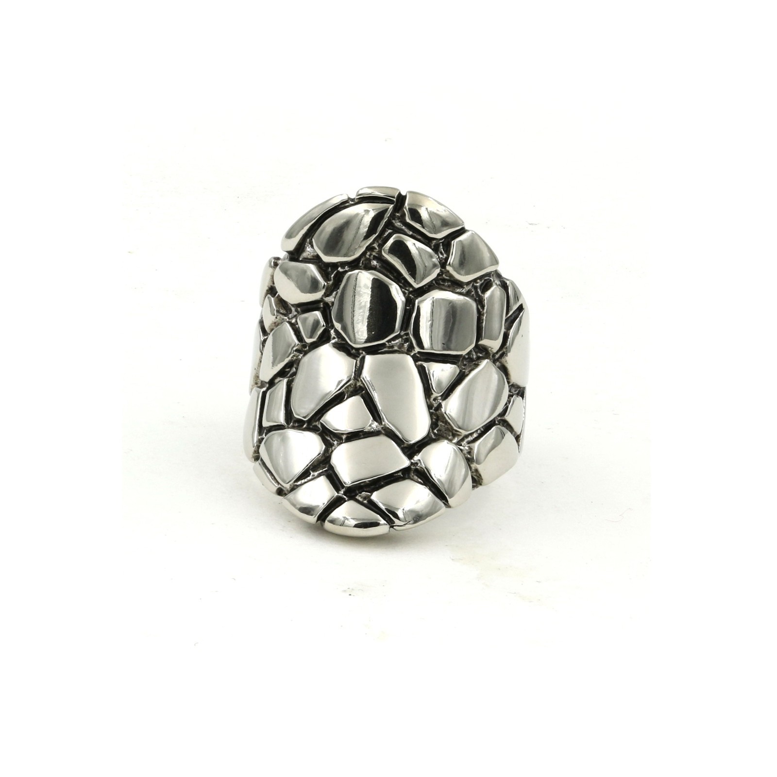 Stainless Steel 316 Women’s Oxidied Cocktail Statement Ring