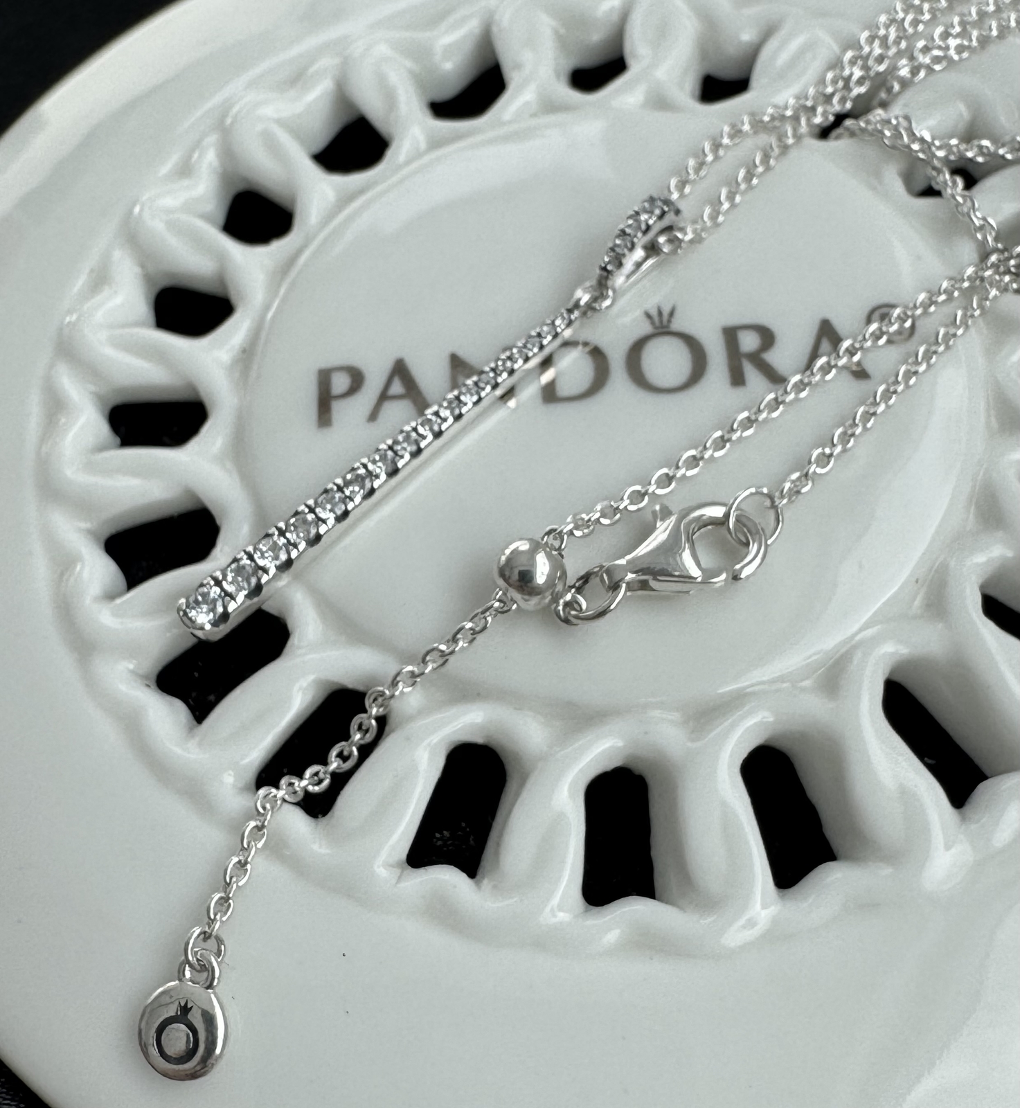 Authentic Pandora Shooting Star Chain Necklace #396354CZ- 60 cm / 23.6 in