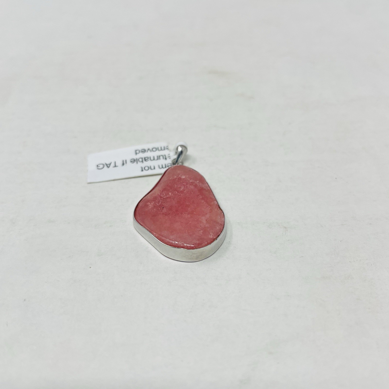 Shop LC Cherry Quartz Pendant without Chain in Sterling Silver Nickel Free 5183