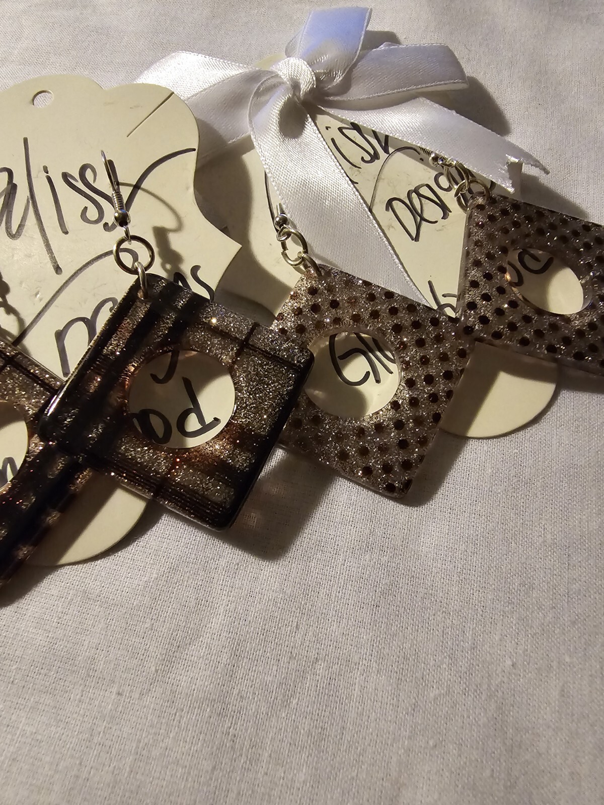 Earrings , 2 sets, handmade , 2 for the price of one