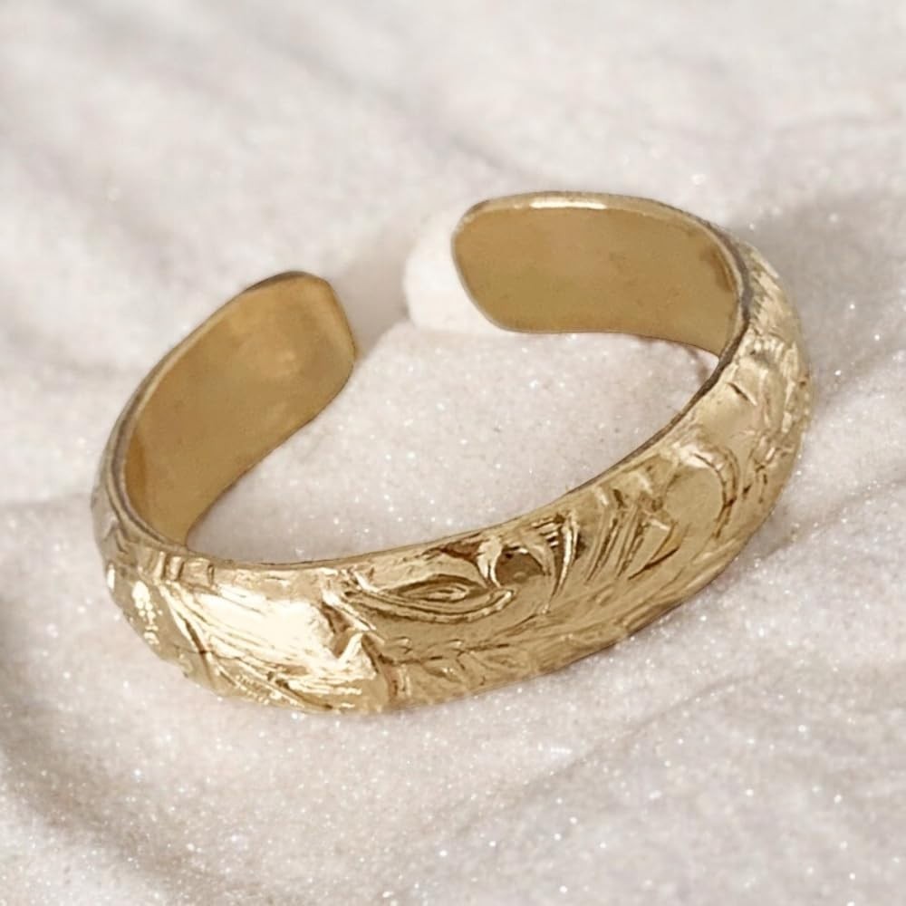 Adjustable 14K Gold Filled or Sterling Silver Toe Ring | Unique Women’s Foot Jew