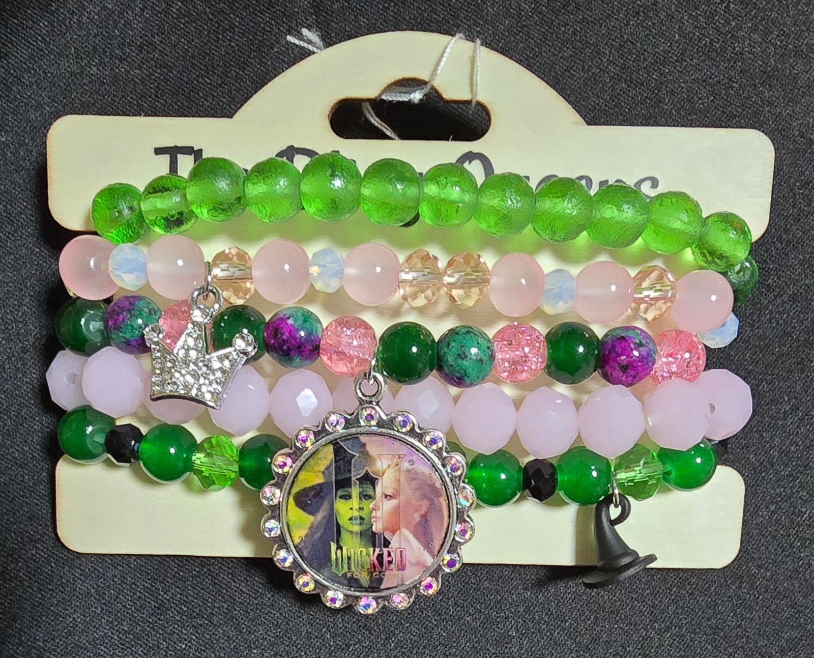 “Wicked” Stack Bracelets with Charms (5 Choices)