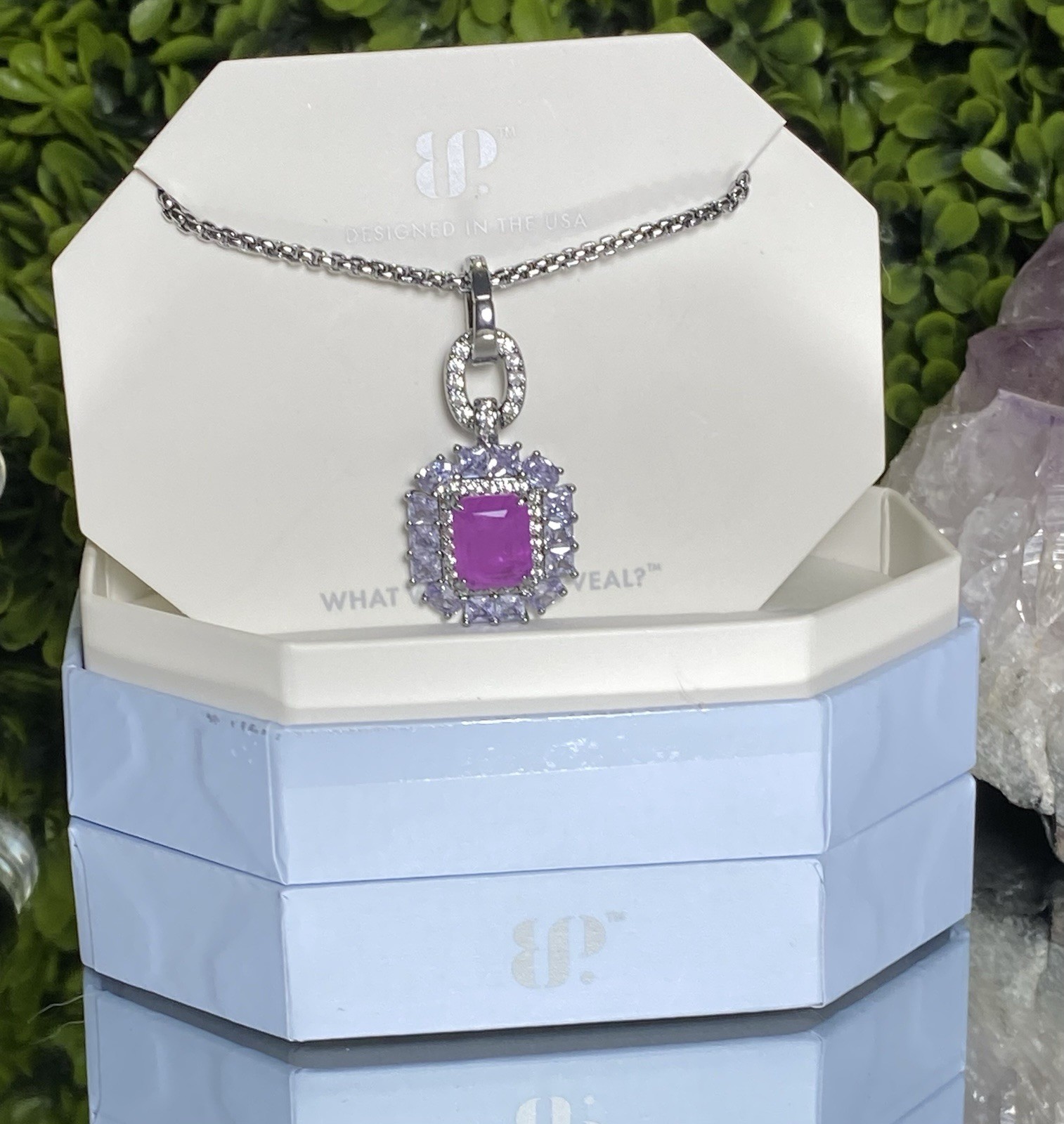 Bomb Party Necklace NK 73304 “Sparks In The Sky”💜Original Collection