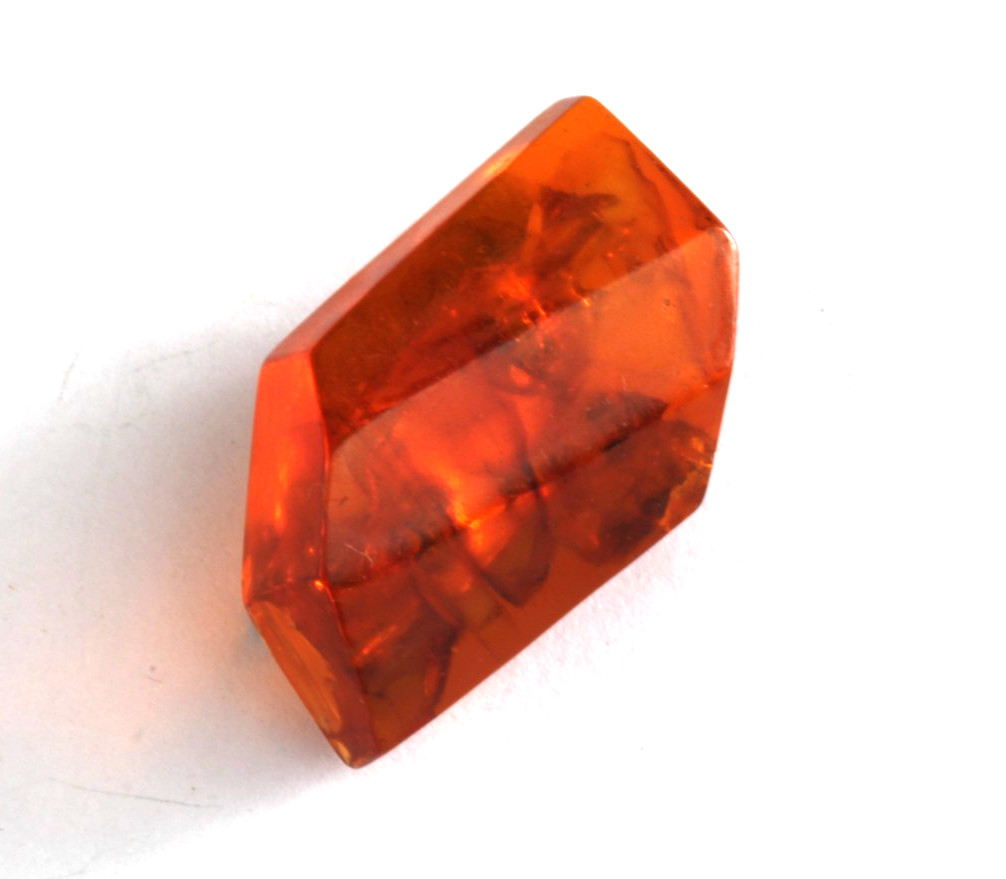 Brooch man-made Amber from Poland 1980’s unused