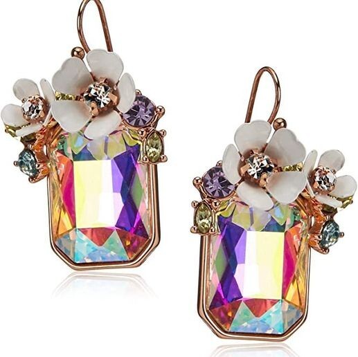 Betsey Johnson Earrings & Necklace 4PCs Bundle Set | Versatile Styles |