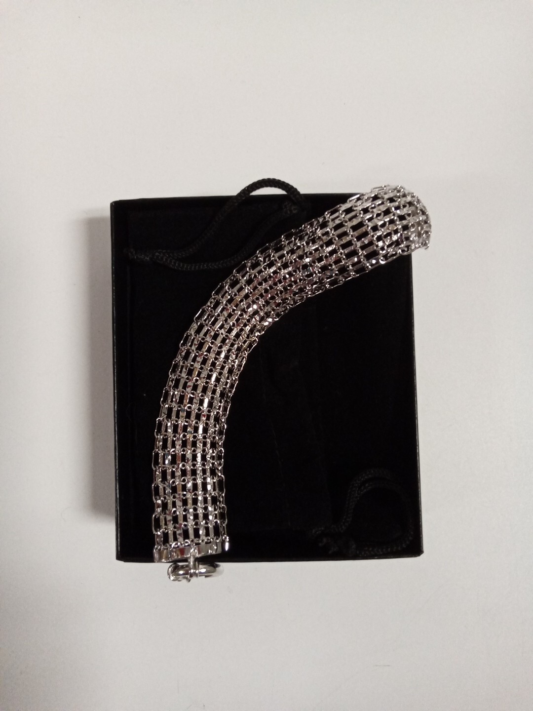 Technibond Sterling Silver Diamond Cut Tapestry 6.5″ Bracelet – B23
