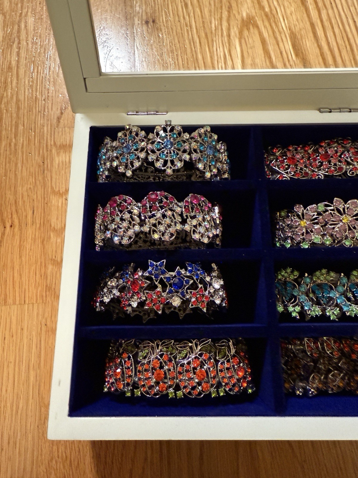 Willabee and Ward Sparkling Seasons Crystal Bracelets with Display Case