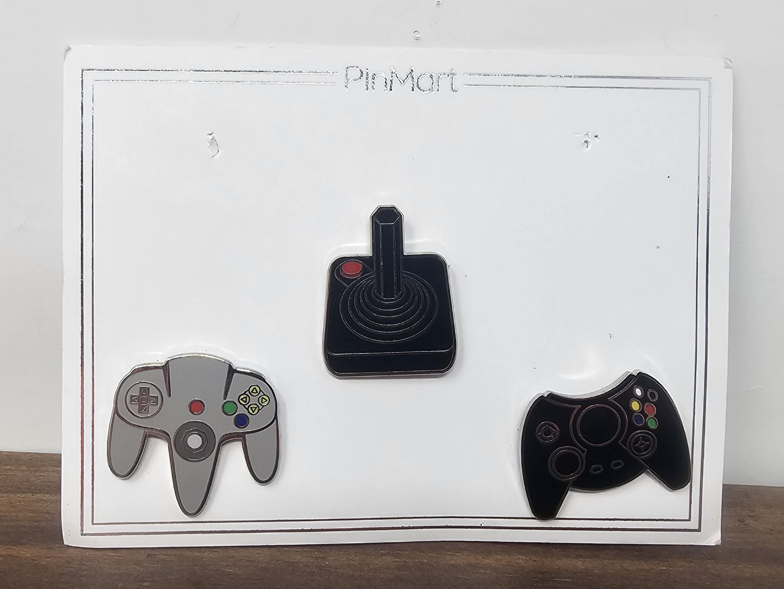 PinMart’s Retro Video Gaming Original Controller Enamel Lapel Pin Set Missing 2